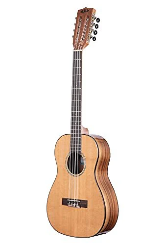 Kala Brand Music Co. Solid Cedar Top Acacia, 8-String Ukulele, Natural, Baritone (KA-SCAC-B8) - Image 4