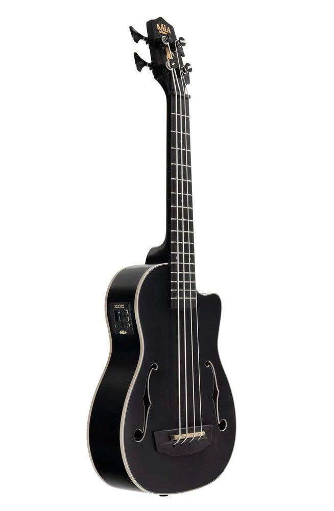 Kala Journeyman UBass Black U-BASS Mahogany with Gig Bag - New - Image 4