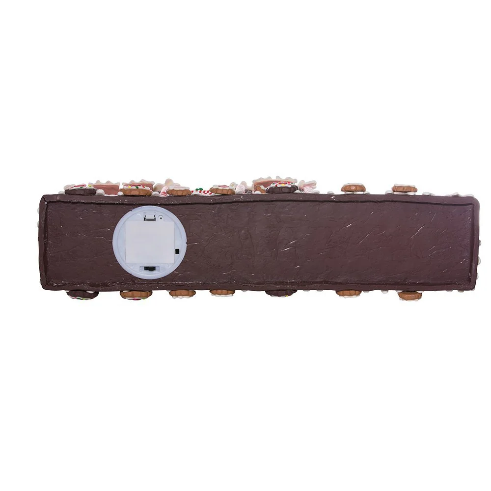 Kurt Adler 19.5" Battery-Operated Gingerbread LED Train Tablepiece - Image 7