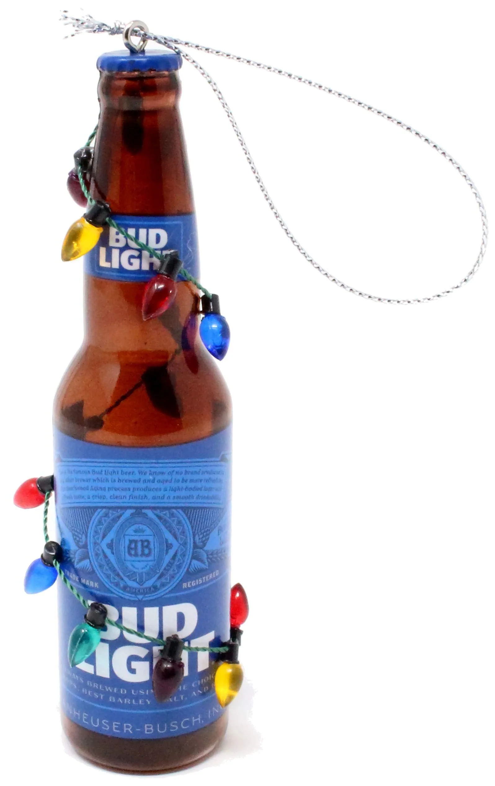 Kurt Adler Budweiser and Bud Light Beer Bottle Ornaments (Bud/Bud Light Two Pack) - Image 3