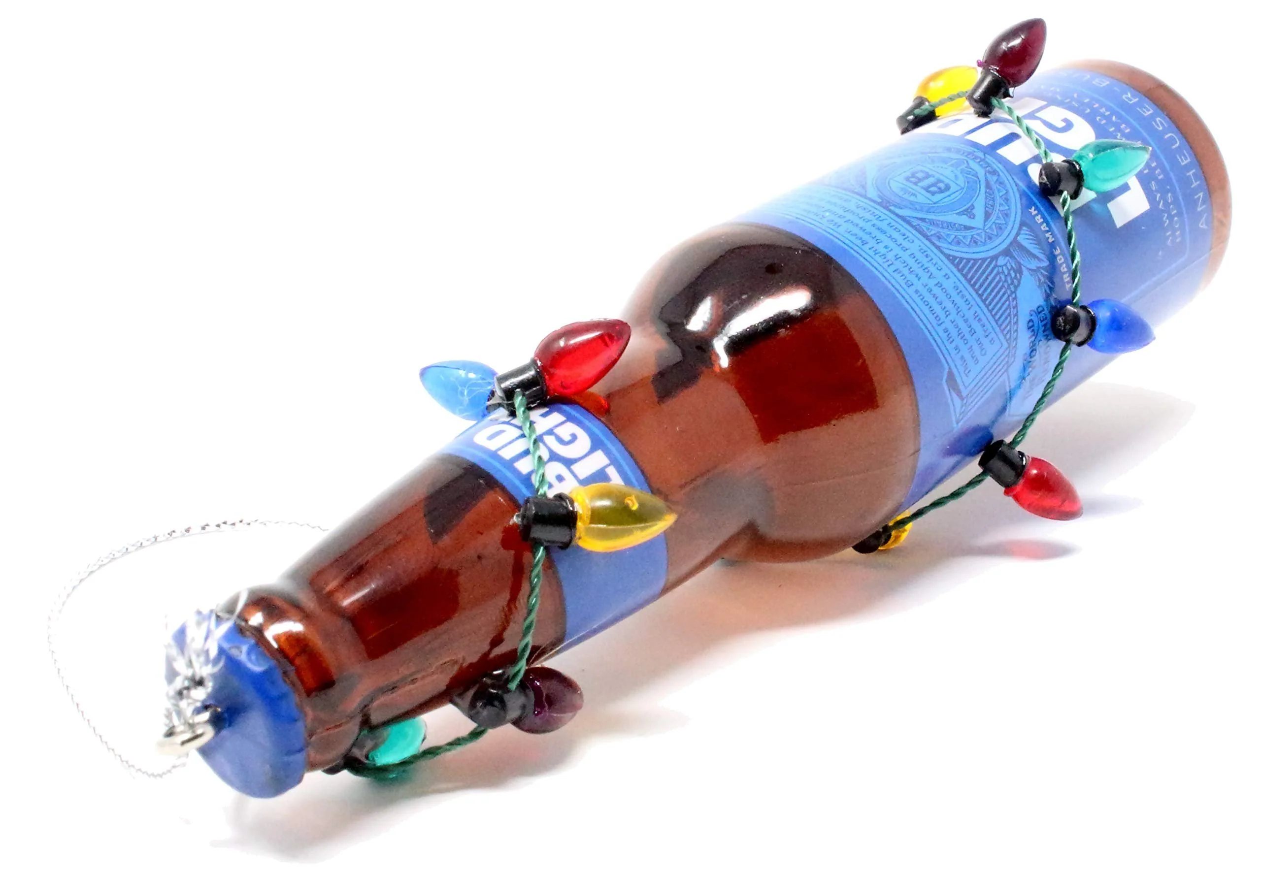 Kurt Adler Budweiser and Bud Light Beer Bottle Ornaments (Bud/Bud Light Two Pack) - Image 5