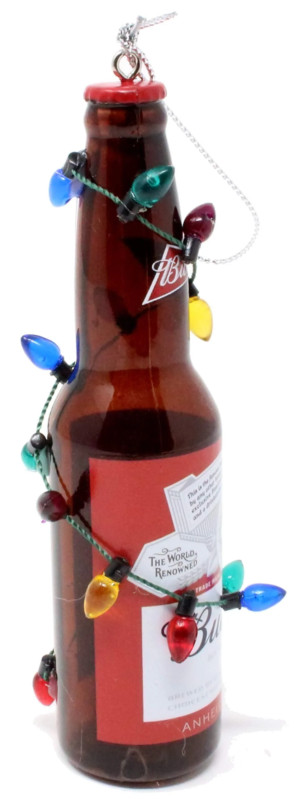 Kurt Adler Budweiser and Bud Light Beer Bottle Ornaments (Bud/Bud Light Two Pack) - Image 6