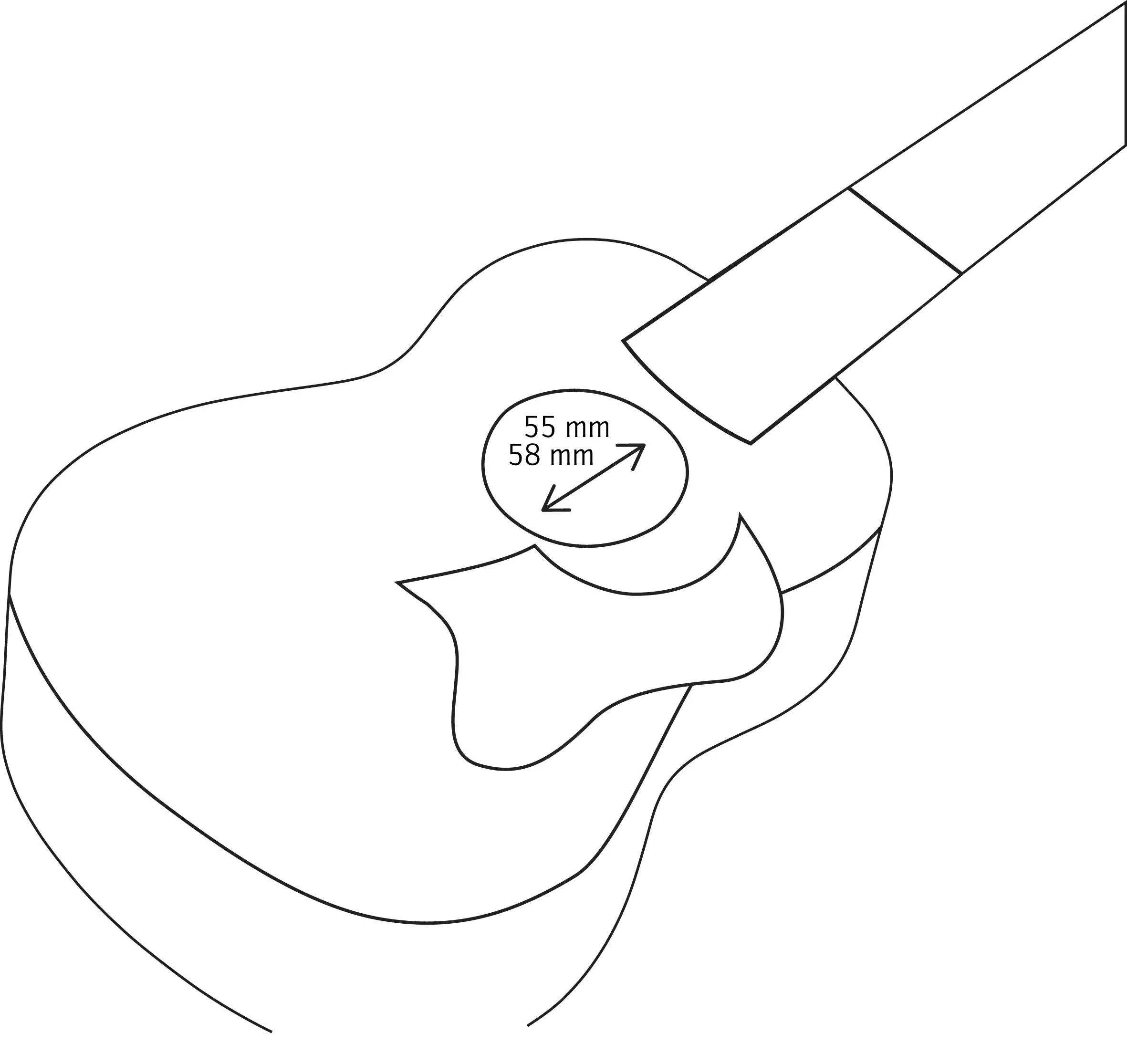 Ortega Guitars Wooden Ukulele Pickguard Fits Concert & Soprano-Flamed Maple, (OWPSC-FMA) - Image 3